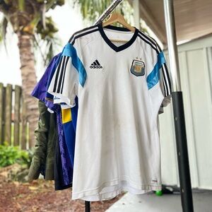 Argentina Leo Messi World Cup National Team Adidas Shirt Adizero Jersey